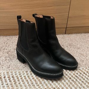 Madewell carina platform Chelsea boot size 8